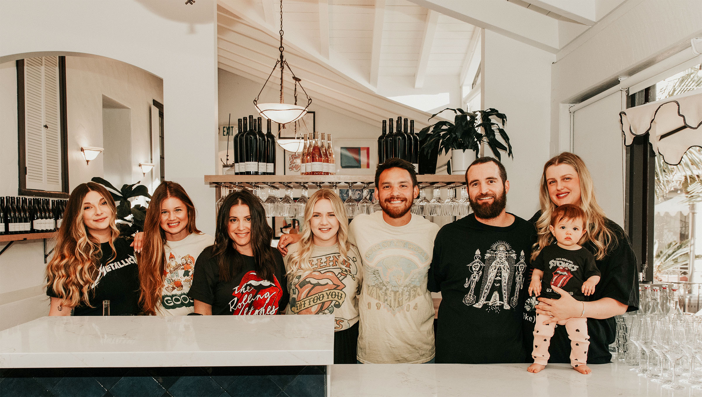 The Frequency team inside our Santa Barbara tasting room